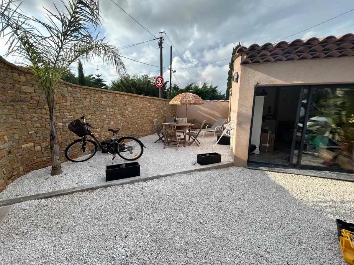 Charmant Studio Dans Villa - Jardin Privatif . La Seyne-sur-Mer Luaran gambar